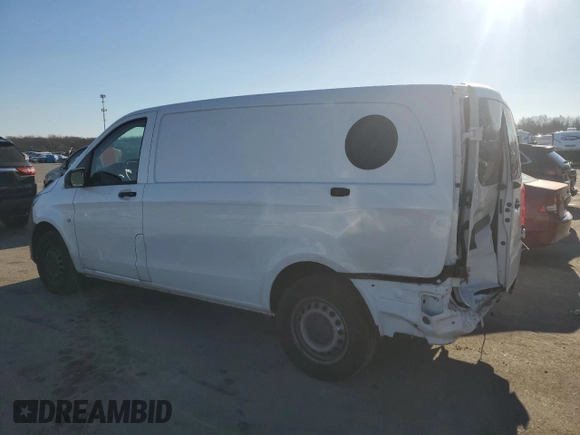 2022 Mercedes-Benz Metris Cargo with VIN W1YV0BEY4N4163973, listed as a Copart auction lot 87427614 with 19,490 mi miles and Salvage Title. Bid and sale history available at carsss.com. Image 2.