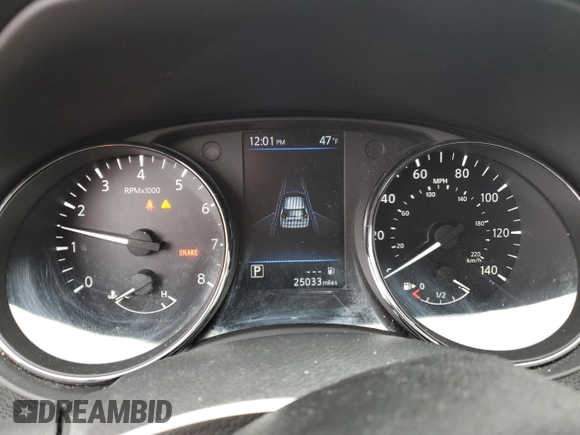 2020 Nissan Rogue SL with VIN 5N1AT2MT1LC781413, listed as a Copart auction lot 51497095 with 25,033 mi miles and Salvage Title. Bid and sale history available at DreamBid. Image 9.