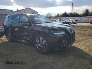 2023 Lexus LX 600 Luxury z VIN JTJGB7CX2P4037884, wystawiony jako Copart lot #77692553 z przebiegiem 9 866 mil mil oraz . Historia ofert i sprzedaży dostępna na DreamBid. Obrazek 4.