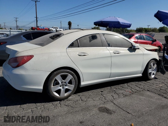 2018 Mercedes-Benz CLA 250 with VIN WDDSJ4EBXJN525651, listed as a Copart auction lot 67803724 with 85,092 mi miles and Clean Title. Bid and sale history available at DreamBid. Image 3.