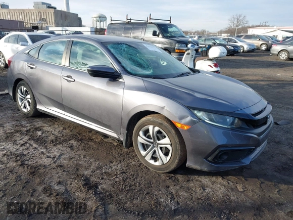 2020 Honda Civic Sedan LX with VIN 2HGFC2F69LH540103, listed as a IAAI auction lot 41629716 with 65,951 mi miles. Bid and sale history available at carsss.com. Image 1.