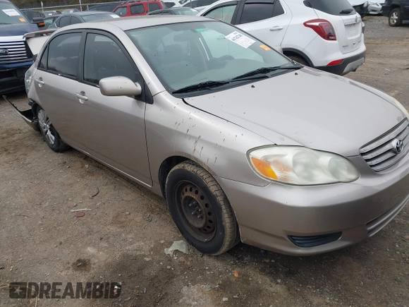 2003 Toyota Corolla CE with VIN 1NXBR32E03Z180002, listed as a IAAI auction lot 41742748 with 227,112 mi miles and . Bid and sale history available at DreamBid. Image 1.
