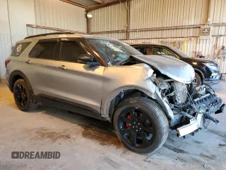 2020 Ford Explorer ST with VIN 1FM5K8GC5LGA89487, listed as a Copart auction lot 47577275 with 247,548 mi miles and Salvage Title. Bid and sale history available at DreamBid. Image 4.