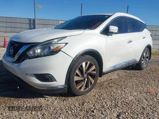 2015 Nissan Murano Platinum z VIN 5N1AZ2MG7FN265552, wystawiony jako IAAI lot #41828490 z przebiegiem 211 465 mil mil oraz . Historia ofert i sprzedaży dostępna na DreamBid. Obrazek 2.