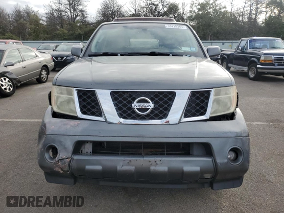 2005 Nissan Pathfinder LE with VIN 5N1AR18W55C762220, listed as a Copart auction lot 72419364 with 156,581 mi miles and Salvage Title. Bid and sale history available at carsss.com. Image 5.