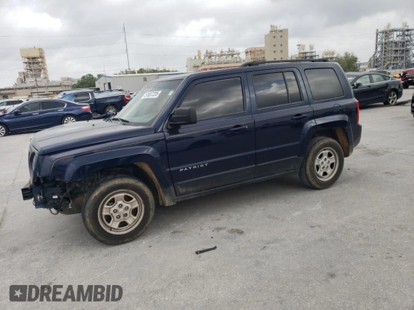 2016 Jeep Patriot Sport z VIN 1C4NJPBB7GD554259, wystawiony jako Copart lot #51657235 z przebiegiem Nie podano mil oraz Szkoda całkowita • Salvage title. Historia ofert i sprzedaży dostępna na DreamBid. Obrazek 1.