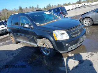 2007 Chevrolet Equinox LT with VIN 2CNDL73F276225728, listed as a IAAI auction lot 41762620 with 185,666 mi miles. Bid and sale history available at carsss.com. Image 1.