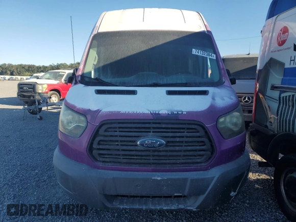 2015 Ford Transit with VIN 1FTSW2XG7FKA57802, listed as a Copart auction lot 74132384 with Not Provided miles and Salvage Title. Bid and sale history available at DreamBid. Image 5.
