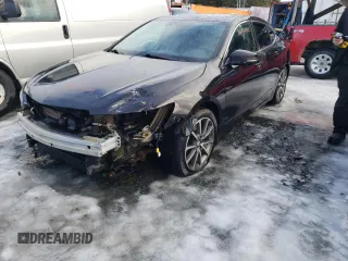 2016 Acura TLX Technology z VIN 19UUB3F56GA800985, wystawiony jako Copart lot #46234805 z przebiegiem 212 234 mil mil oraz Szkoda całkowita • Salvage title. Historia ofert i sprzedaży dostępna na DreamBid. Obrazek 1.