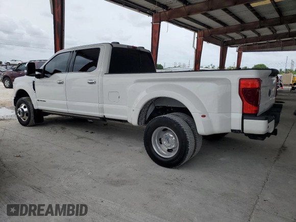2021 Ford F-350 XL with VIN 1FT8W3DT6MED67209, listed as a Copart auction lot 60046965 with 59,510 mi miles and Salvage title. Bid and sale history available at DreamBid. Image 2.