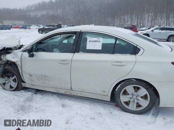 2016 Subaru Legacy 2.5i with VIN 4S3BNAA61G3008281, listed as a IAAI auction lot 41640016 with 185,000 mi miles. Bid and sale history available at carsss.com. Image 13.