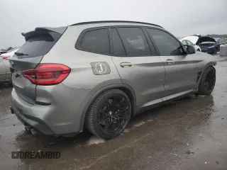 2020 BMW X3 M Competition with VIN 5YMTS0C06LLT10876, listed as a Copart auction lot 78739994 with 42,351 mi miles and Salvage title. Bid and sale history available at DreamBid. Image 3.