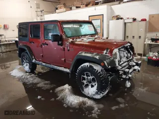 2014 Jeep Wrangler Unlimited Sport with VIN 1C4BJWDG6EL194569, listed as a IAAI auction lot 41549268 with 122,740 mi miles. Bid and sale history available at carsss.com. Image 1.