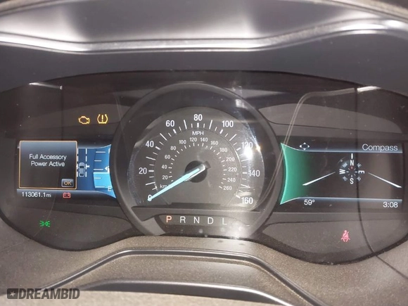 2020 Ford Fusion SE with VIN 3FA6P0HD6LR150833, listed as a IAAI auction lot 41724416 with 113,061 mi miles. Bid and sale history available at carsss.com. Image 7.