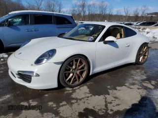 2012 Porsche 911 991 Carrera S with VIN WP0AB2A96CS120630, listed as a Copart auction lot 45580615 with 0 mi miles and Salvage Title. Bid and sale history available at carsss.com. Image 1.
