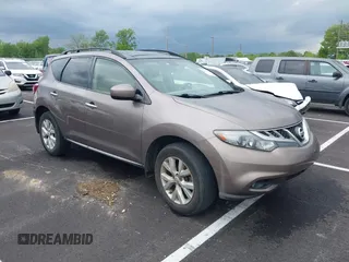 2012 Nissan Murano SV with VIN JN8AZ1MW6CW236317, listed as a IAAI auction lot 42113788 with 172,733 mi miles and . Bid and sale history available at carsss.com. Image 1.