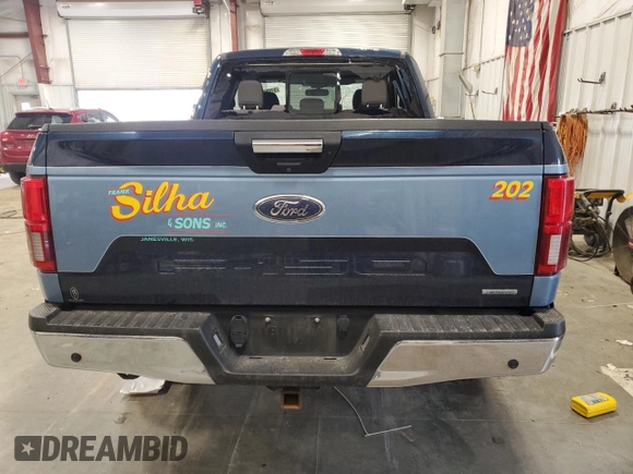 2020 Ford F-150 XL with VIN 1FTFX1E45LFA35528, listed as a Copart auction lot 51899915 with 58,736 mi miles and Salvage Title. Bid and sale history available at carsss.com. Image 6.