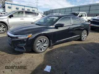 2019 Honda Insight Touring z VIN 19XZE4F92KE003174, wystawiony jako Copart lot #87967565 z przebiegiem 98 469 mil mil oraz Szkoda całkowita • Salvage title. Historia ofert i sprzedaży dostępna na DreamBid. Obrazek 1.