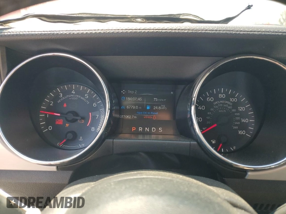 2017 Ford Mustang EcoBoost Premium with VIN 1FATP8UH7H5267437, listed as a Copart auction lot 50747185 with 6,779 mi miles and Salvage Title. Bid and sale history available at carsss.com. Image 9.