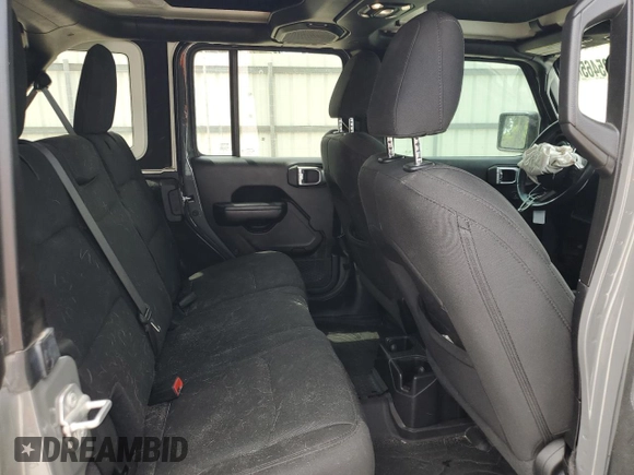 2020 Jeep Wrangler Unlimited Sport S with VIN 1C4HJXDN1LW235278, listed as a Copart auction lot 53735465 with 71,525 mi miles and Salvage title. Bid and sale history available at DreamBid. Image 10.
