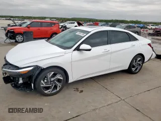 2024 Hyundai Elantra SEL z VIN KMHLS4DG1RU820451, wystawiony jako Copart lot #51041765 z przebiegiem 4 058 mil mil oraz Szkoda całkowita • Salvage title. Historia ofert i sprzedaży dostępna na DreamBid. Obrazek 1.