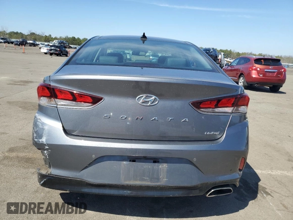 2019 Hyundai Sonata SEL with VIN 5NPE34AF2KH812512, listed as a Copart auction lot 53405175 with 35,722 mi miles and Salvage Title. Bid and sale history available at DreamBid. Image 6.