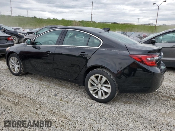 2015 Buick Regal Premium I with VIN 2G4GN5EX1F9156500, listed as a Copart auction lot 58484775 with 114,379 mi miles and Salvage title. Bid and sale history available at DreamBid. Image 2.