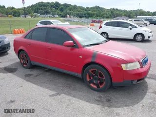 2002 Audi A4 1.8T with VIN WAULC68EX2A313915, listed as a IAAI auction lot 40235630 with 139,422 mi miles. Bid and sale history available at carsss.com. Image 1.
