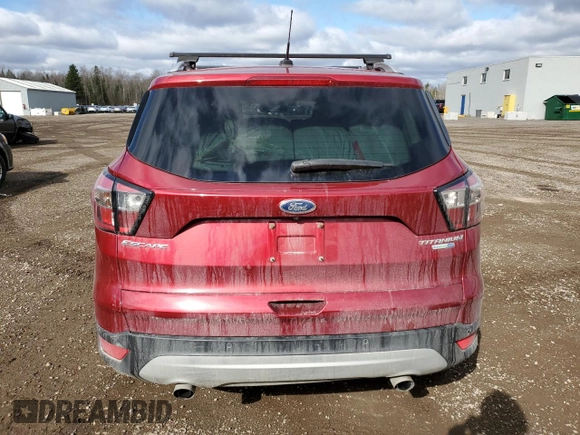 2017 Ford Escape Titanium with VIN 1FMCU9J98HUB68357, listed as a Copart auction lot 53839855 with 252,398 mi miles and Clean Title. Bid and sale history available at carsss.com. Image 6.