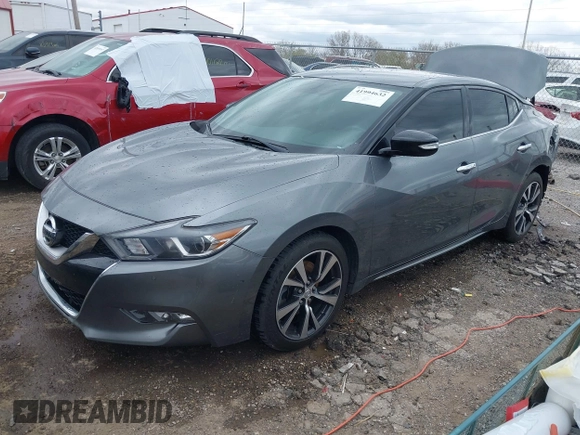 2017 Nissan Maxima SV with VIN 1N4AA6AP4HC405794, listed as a IAAI auction lot 41994632 with 143,153 mi miles and . Bid and sale history available at DreamBid. Image 19.