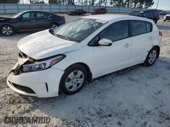 2017 Kia Forte LX with VIN KNAFK5A8XH5704367, listed as a Copart auction lot 46734655 with 112,909 mi miles and Salvage Title. Bid and sale history available at carsss.com. Image 1.
