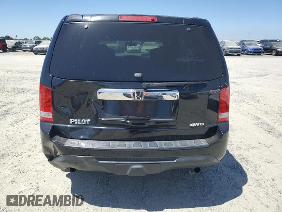 2012 Honda Pilot LX with VIN 5FNYF4H26CB065892, listed as a Copart auction lot 61004225 with 158,789 mi miles and Salvage title. Bid and sale history available at DreamBid. Image 6.