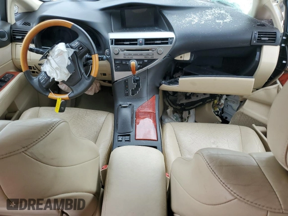2011 Lexus RX 350 with VIN 2T2ZK1BA9BC057380, listed as a Copart auction lot 54950315 with Not Provided miles and Salvage Title. Bid and sale history available at DreamBid. Image 8.