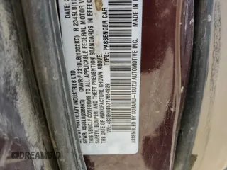 2001 Subaru Legacy Outback with VIN 4S3BH665717654929, listed as a Copart auction lot 62233615 with 274,679 mi miles and Clean title. Bid and sale history available at DreamBid. Image 13.