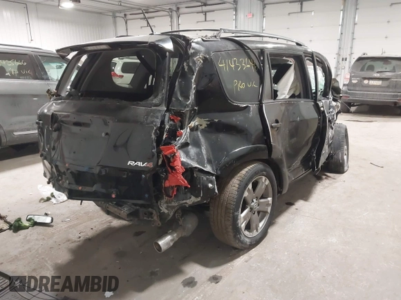 2011 Toyota RAV4 Sport with VIN JTMRK4DV5B5099676, listed as a IAAI auction lot 41433646 with 99,952 mi miles. Bid and sale history available at carsss.com. Image 4.