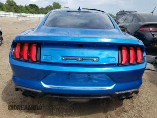 2021 Ford Mustang EcoBoost with VIN 1FA6P8TD8M5104723, listed as a Copart auction lot 54357384 with 14,622 mi miles and Salvage Title. Bid and sale history available at carsss.com. Image 6.