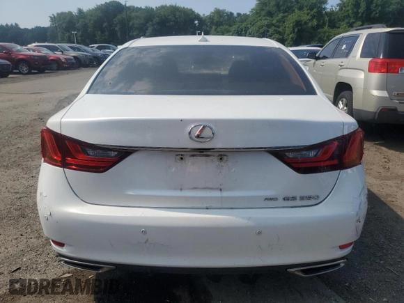 2016 Lexus GS 350 with VIN JTHCE1BL9D5013820, listed as a Copart auction lot 52860905 with 114,954 mi miles and Non Repairable. Bid and sale history available at DreamBid. Image 6.