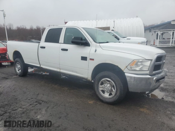 2012 Ram 2500 ST with VIN 3C6TD5HT8CG297877, listed as a Copart auction lot 52046485 with 144,523 mi miles and Salvage Title. Bid and sale history available at carsss.com. Image 4.