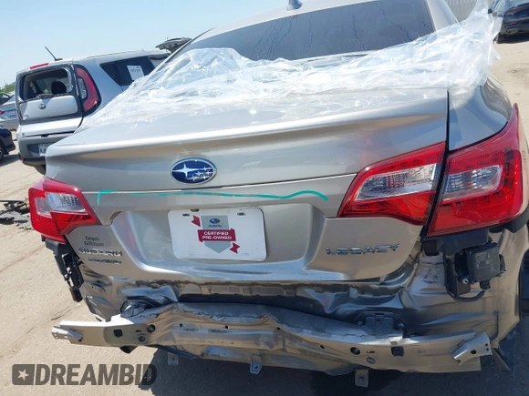 2019 Subaru Legacy Premium with VIN 4S3BNAH61K3038105, listed as a IAAI auction lot 42021989 with 61,710 mi miles and . Bid and sale history available at DreamBid. Image 16.