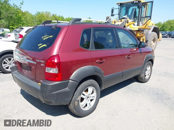 2006 Hyundai Tucson GLS with VIN KM8JN72D96U375610, listed as a IAAI auction lot 42252211 with 167,369 mi miles and . Bid and sale history available at DreamBid. Image 4.