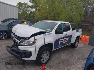 2022 Chevrolet Colorado 2WD Work Truck z VIN 1GCHSBEA4N1234377, wystawiony jako IAAI lot #41854653 z przebiegiem 54 418 mil mil oraz . Historia ofert i sprzedaży dostępna na DreamBid. Obrazek 2.