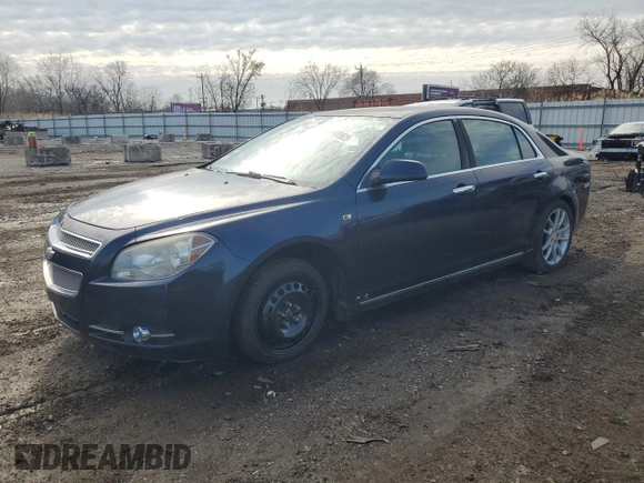 2008 Chevrolet Malibu LTZ with VIN 1G1ZK577X84303995, listed as a Copart auction lot 44899925 with 258,665 mi miles and Salvage Title. Bid and sale history available at DreamBid. Image 1.