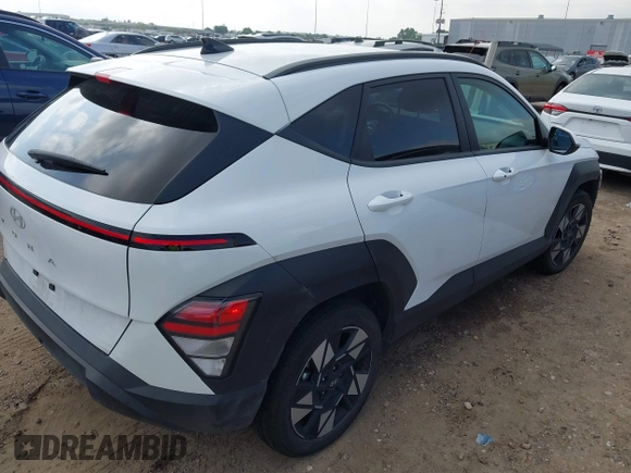 2024 Hyundai Kona SEL with VIN KM8HB3AB7RU181713, listed as a IAAI auction lot 42095983 with 21,569 mi miles. Bid and sale history available at carsss.com. Image 4.