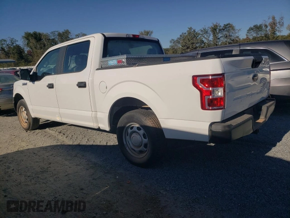 2020 Ford F-150 XL with VIN 1FTEW1CB4LFC67604, listed as a Copart auction lot 76140404 with 0 mi miles and Salvage Title. Bid and sale history available at carsss.com. Image 2.