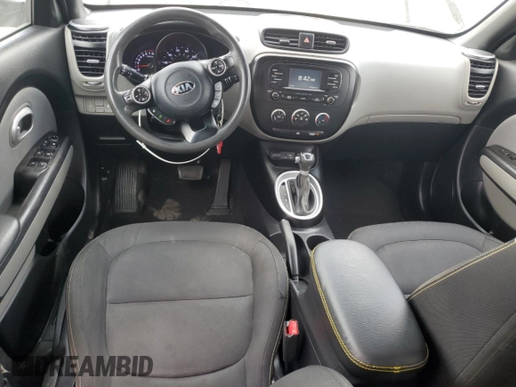 2016 Kia Soul + z VIN KNDJP3A53G7407548, wystawiony jako Copart lot #54845975 z przebiegiem 98 335 mil mil oraz Szkoda całkowita • Salvage title. Historia ofert i sprzedaży dostępna na DreamBid. Obrazek 8.