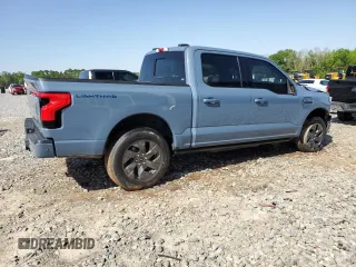 2023 Ford F-150 Lightning Pro с VIN 1FT6W1EV1PWG53186, выставлен на аукционе Copart как лот 52423485 с пробегом 23 518 миль миль и Списание • Salvage title. История ставок и продаж доступна на DreamBid. Изображение 3.