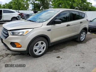 2017 Ford Escape S с VIN 1FMCU0F76HUE23591, выставлен на аукционе Copart как лот 58767015 с пробегом 46 602 миль миль и Списание • Salvage title. История ставок и продаж доступна на DreamBid. Изображение 1.