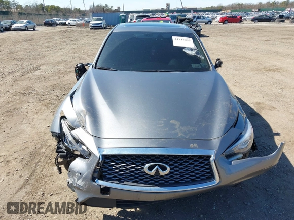 2021 Infiniti Q50 Luxe with VIN JN1EV7BR5MM751785, listed as a IAAI auction lot 41817093 with 48,331 mi miles and . Bid and sale history available at DreamBid. Image 12.