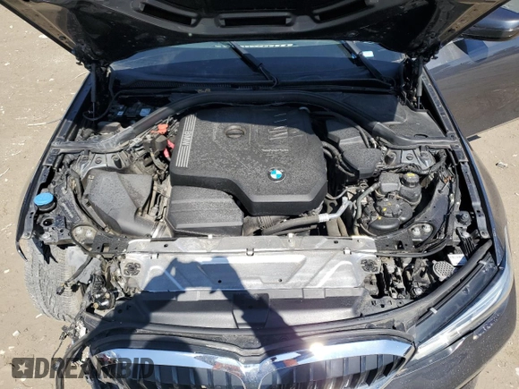 2021 BMW 3 Series 330i xDrive with VIN WBA5R7C04MFK51040, listed as a Copart auction lot 49620045 with 51,069 mi miles and Salvage Title. Bid and sale history available at carsss.com. Image 13.