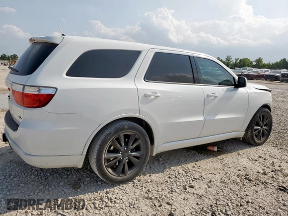 2013 Dodge Durango R/T with VIN 1C4SDHCT7DC697592, listed as a Copart auction lot 59778425 with 150,904 mi miles and Salvage title. Bid and sale history available at DreamBid. Image 3.